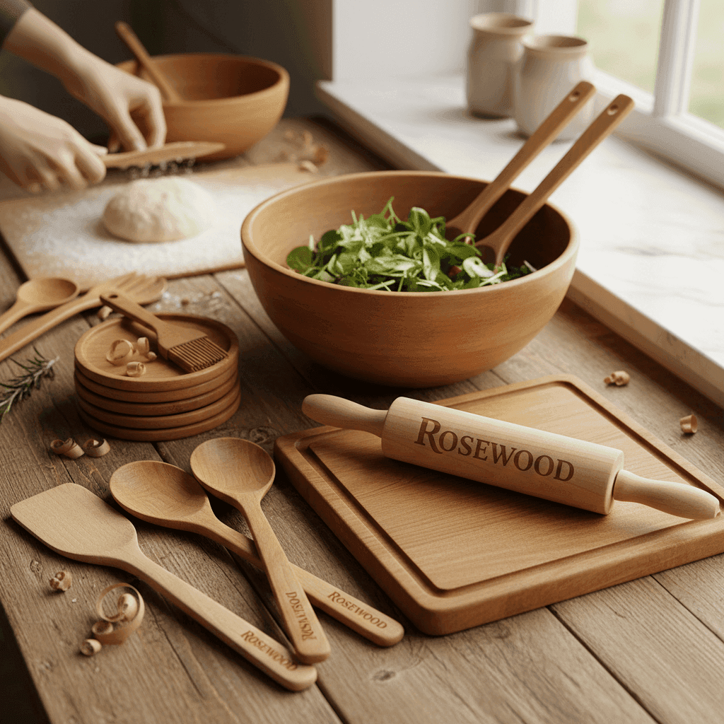 فوائد أدوات المطبخ الخشبية لصحتك ولمطبخك